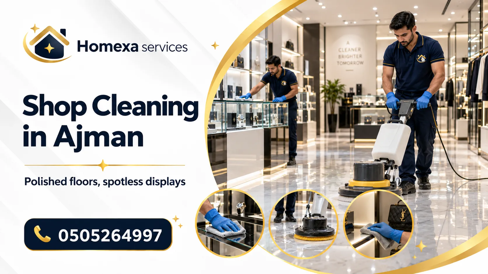 Shop Cleaning in Ajman by Home Xa Services