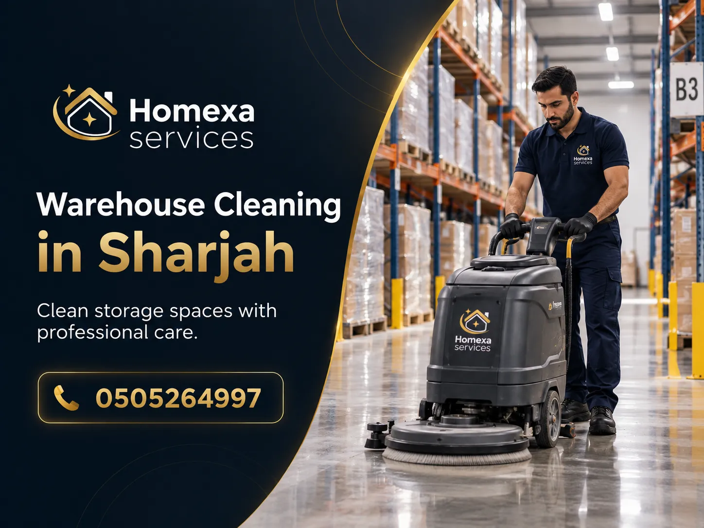 Equipment used for Warehouse Cleaning in Sharjah