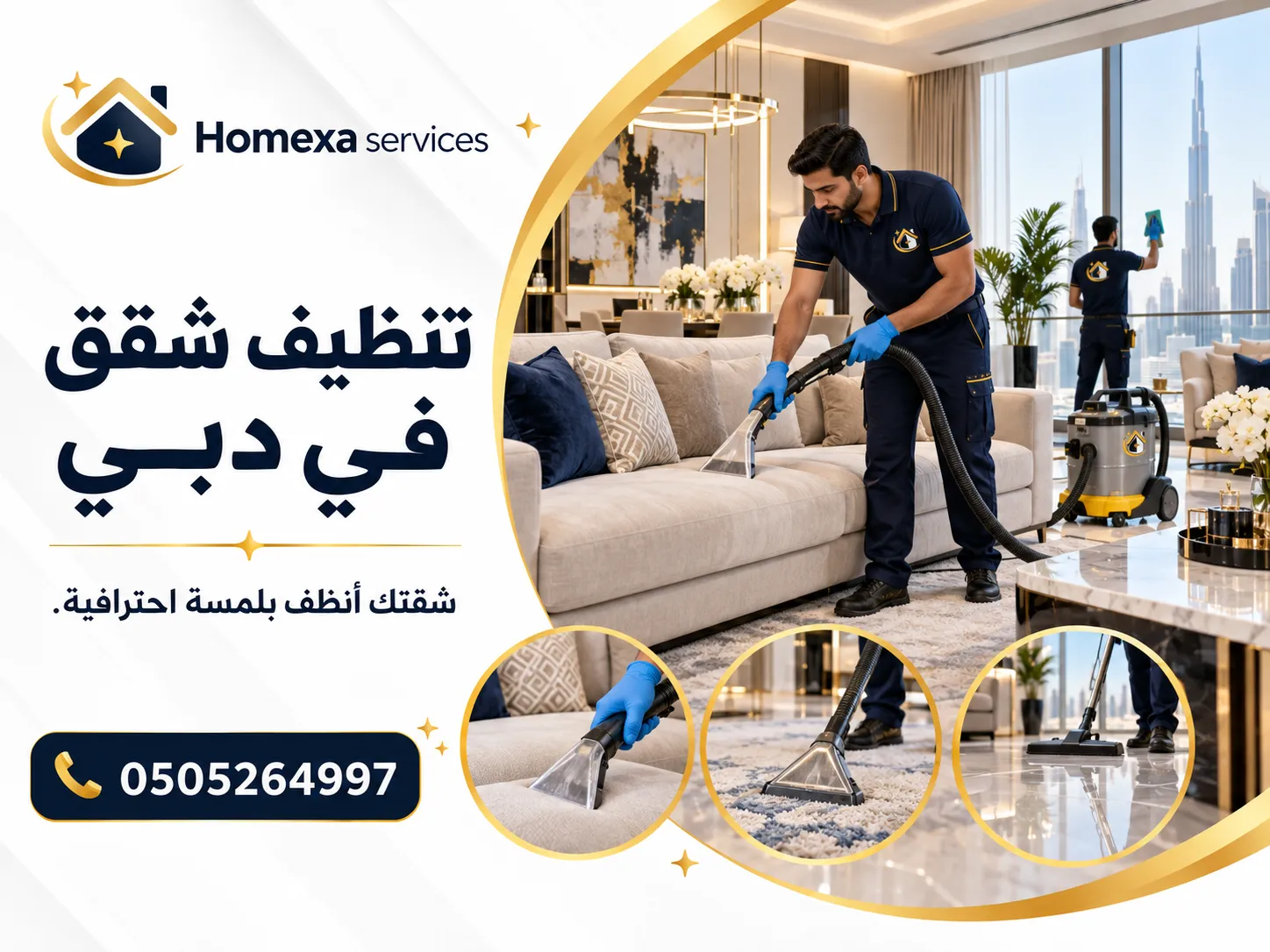 تنظيف شقق في دبي وتنظيف الغرف والصالات والمطابخ والحمامات