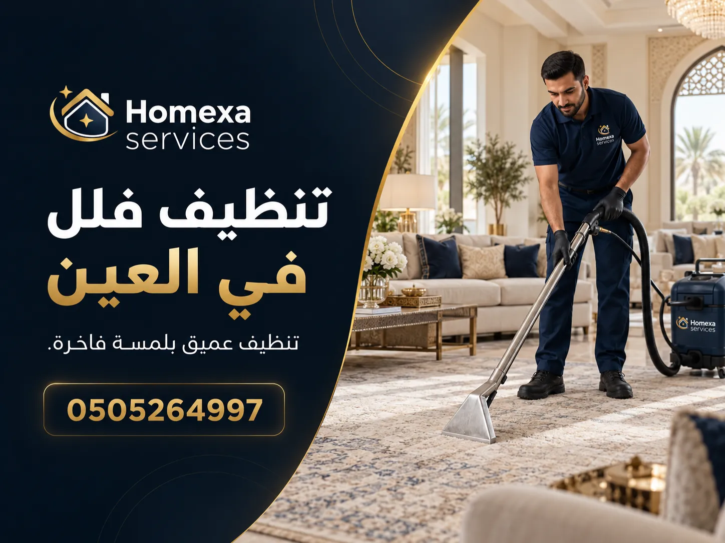 معدات تنظيف فلل في العين