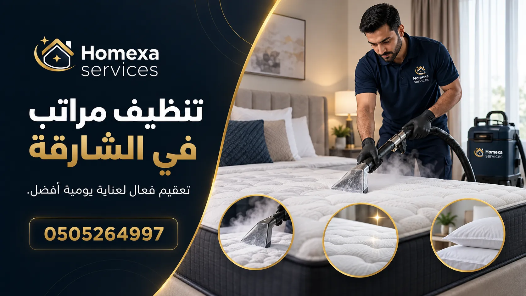 التقييم النهائي لخدمة تنظيف مراتب في الشارقة وتنظيف البقع والغبار