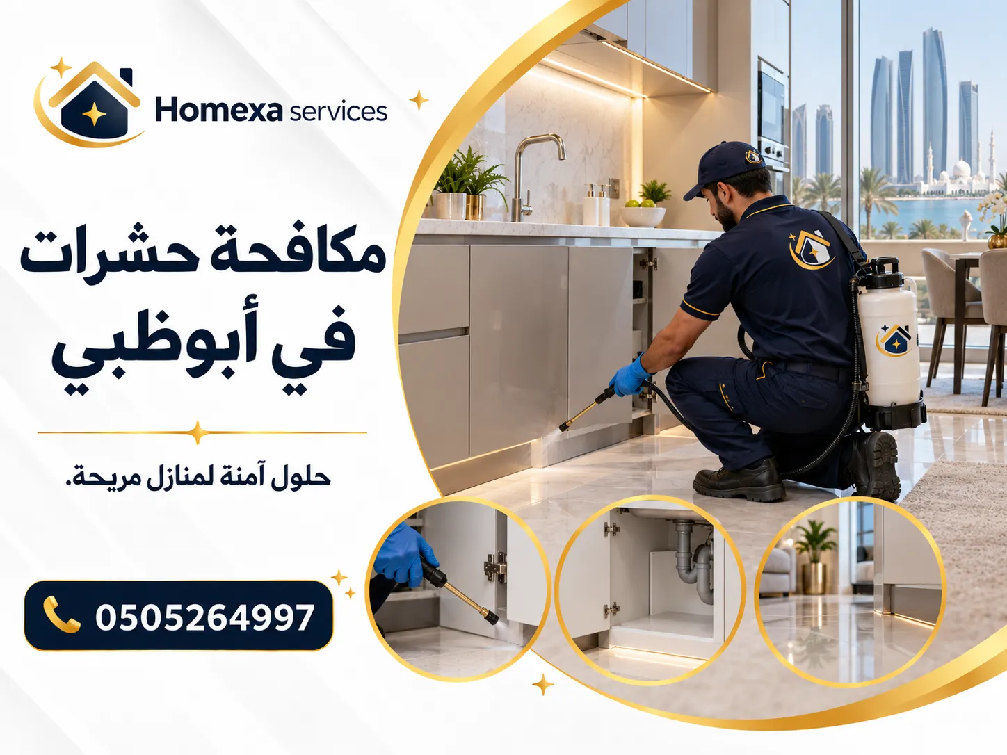 شركة مكافحة حشرات في أبوظبي Home Xa Services