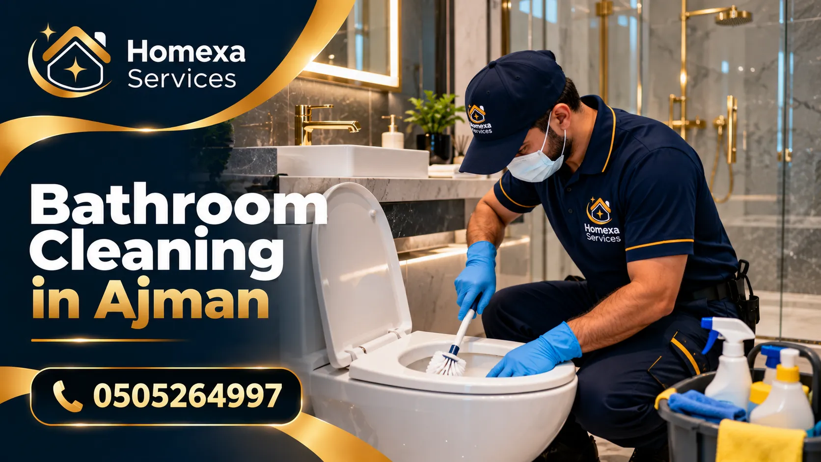 Bathroom Cleaning Company in Ajman by Home Xa Services