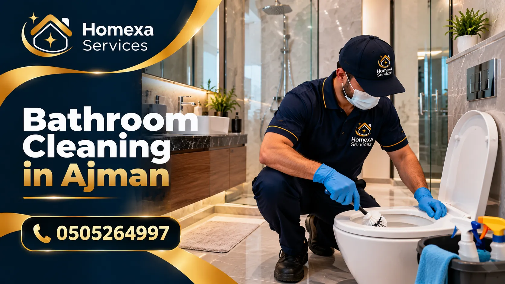 Move-In Bathroom Cleaning in Ajman