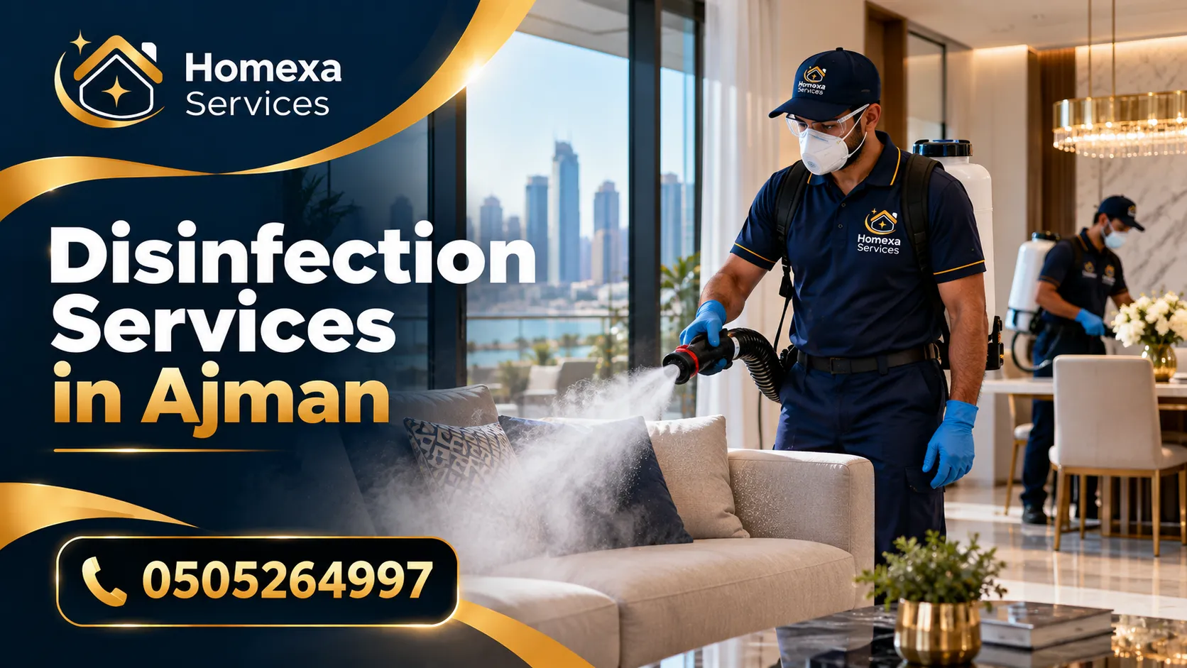 Disinfection Company in Ajman by Home Xa Services