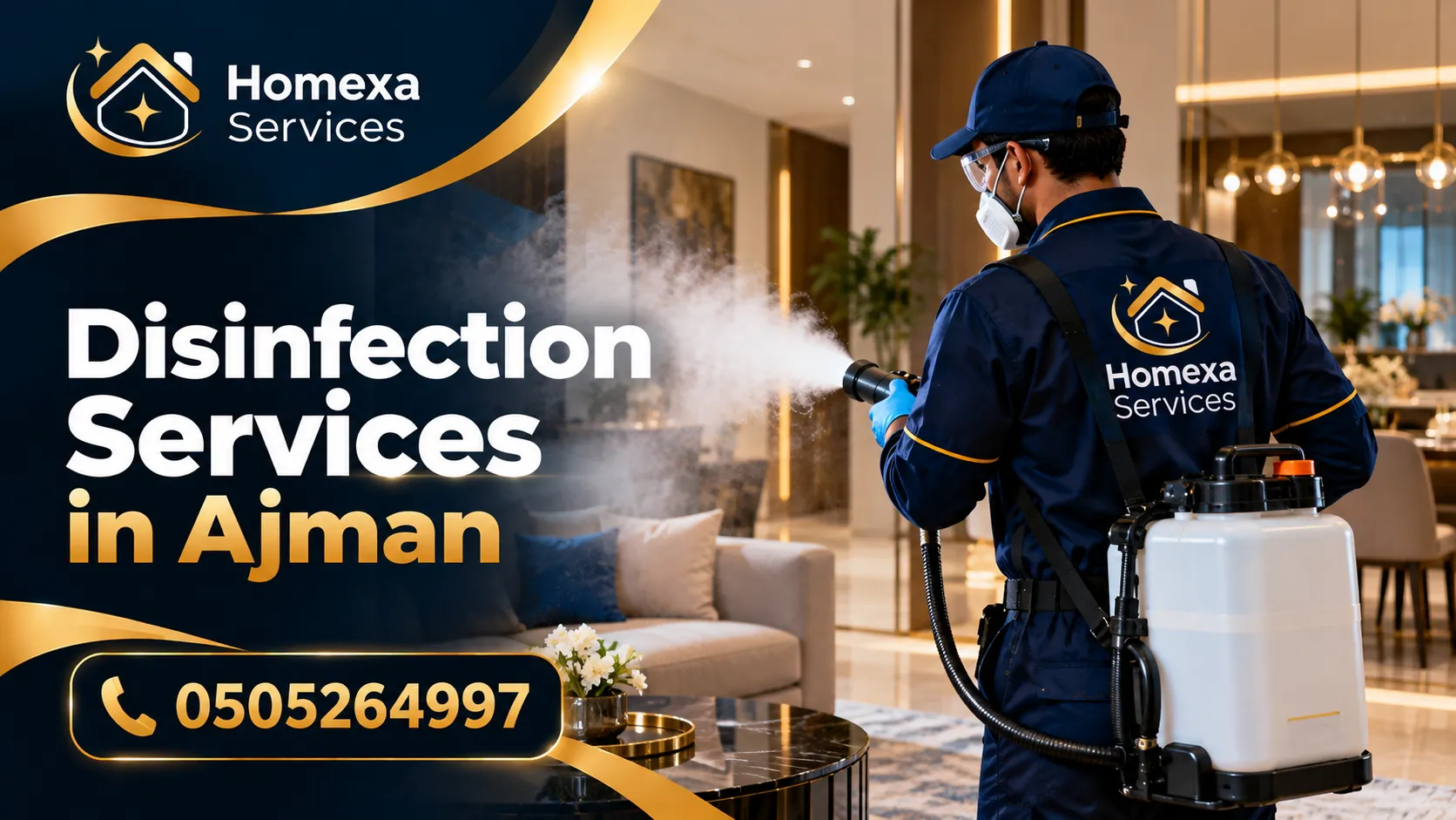 Home Disinfection Company in Ajman for villas and apartments
