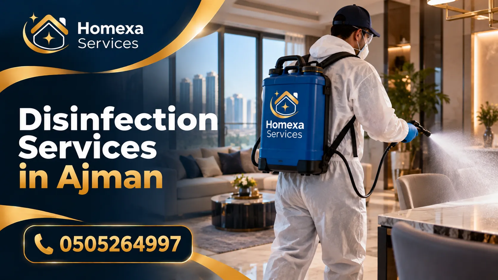 Disinfection services after cleaning in Ajman