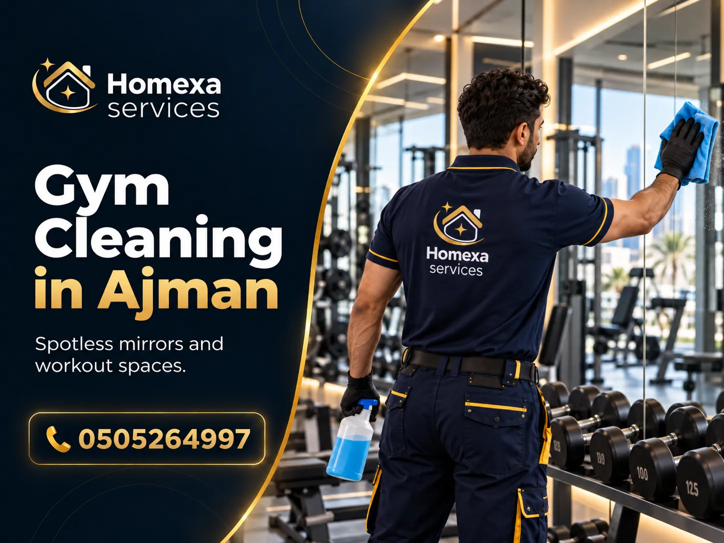 Deep Gym Cleaning in Ajman