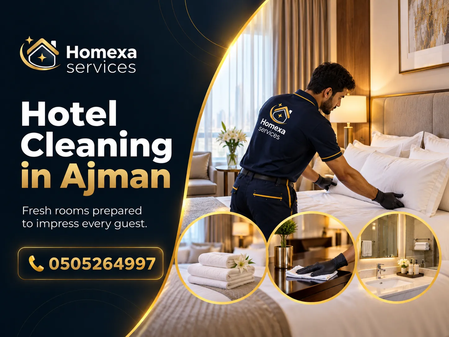 Deep Hotel and Hotel Apartment Cleaning in Ajman