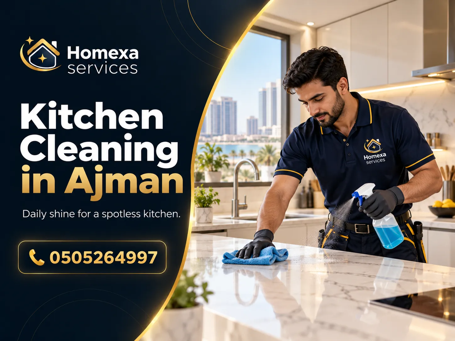 Kitchen Cleaning Company in Ajman by Home Xa Services