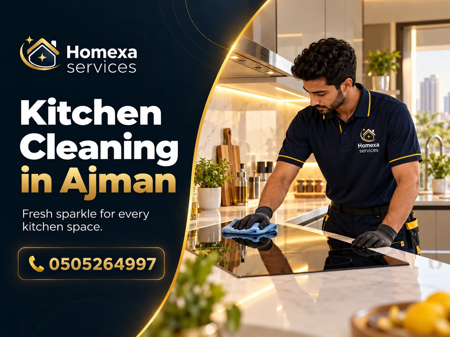 Professional Kitchen Cleaning Company in Ajman for homes villas and apartments
