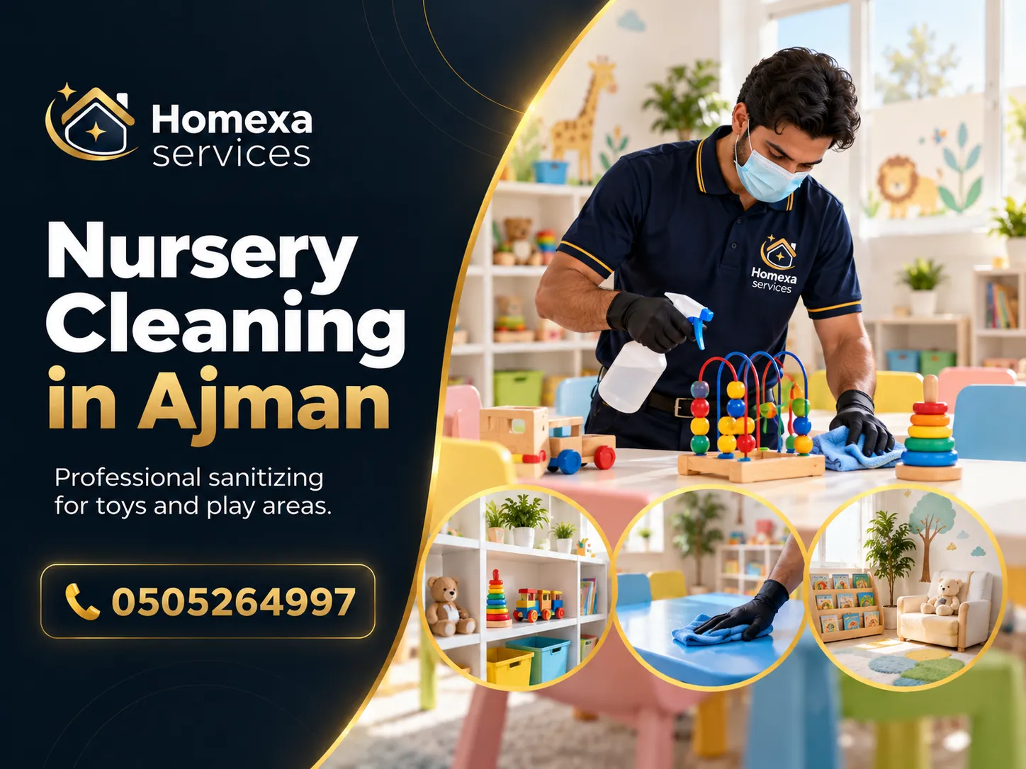 Deep Nursery Cleaning in Ajman