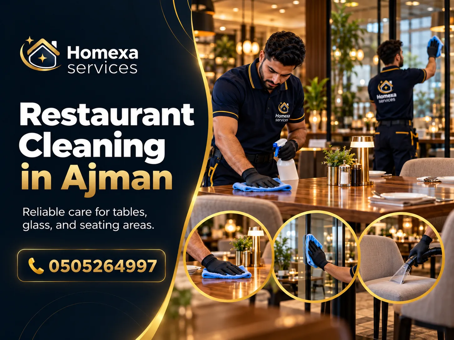 Restaurant Cleaning Company in Ajman for restaurants cafes and commercial kitchens