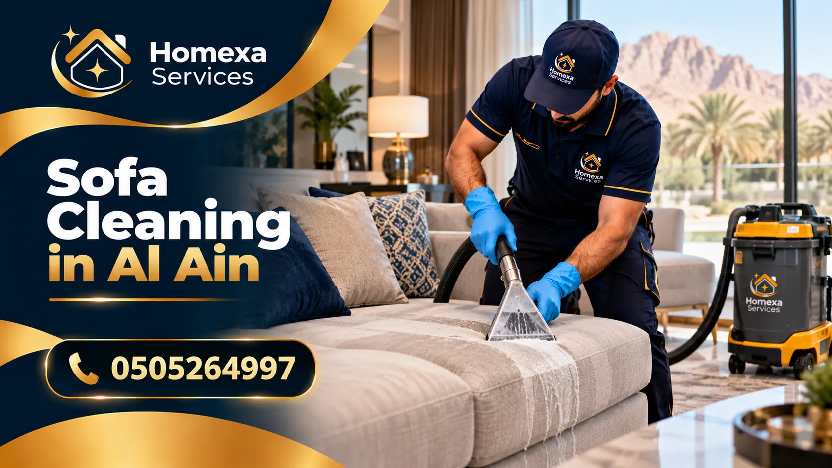 Sofa and upholstery cleaning in Al Ain