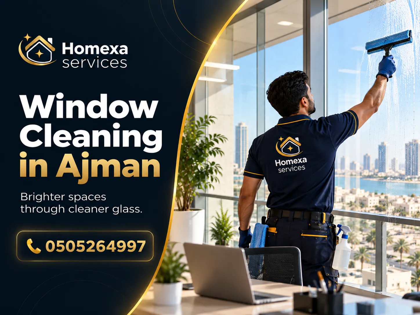 High Window Cleaning in Ajman