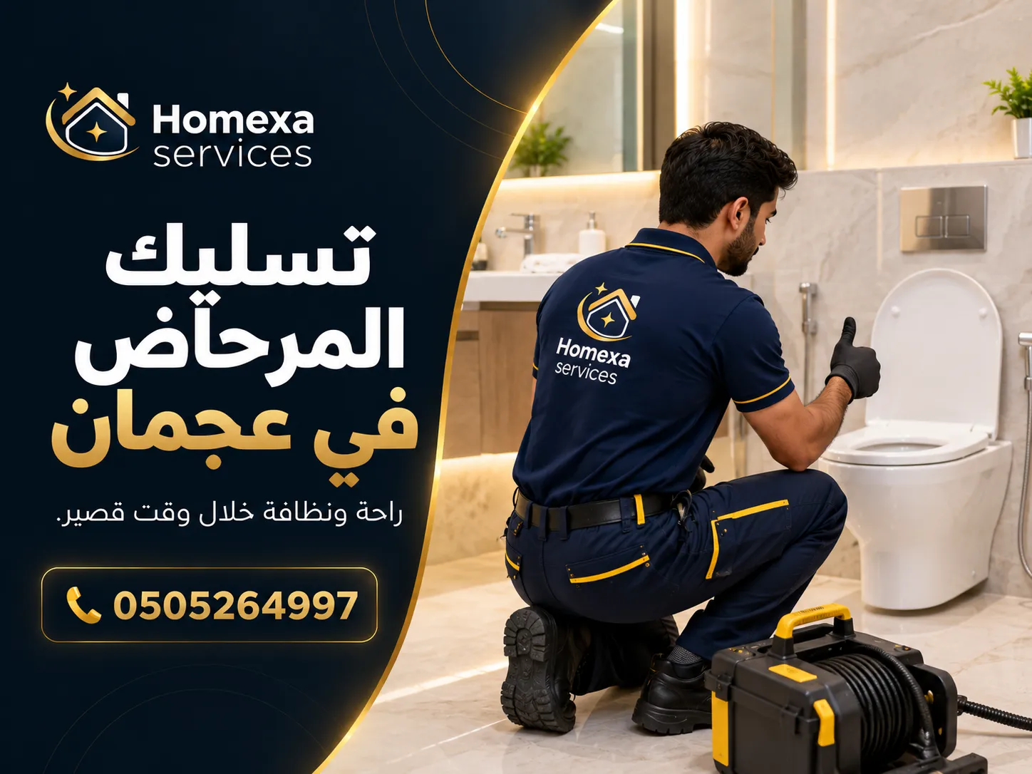 شركة تسليك المرحاض في عجمان للفلل والشقق والمنازل