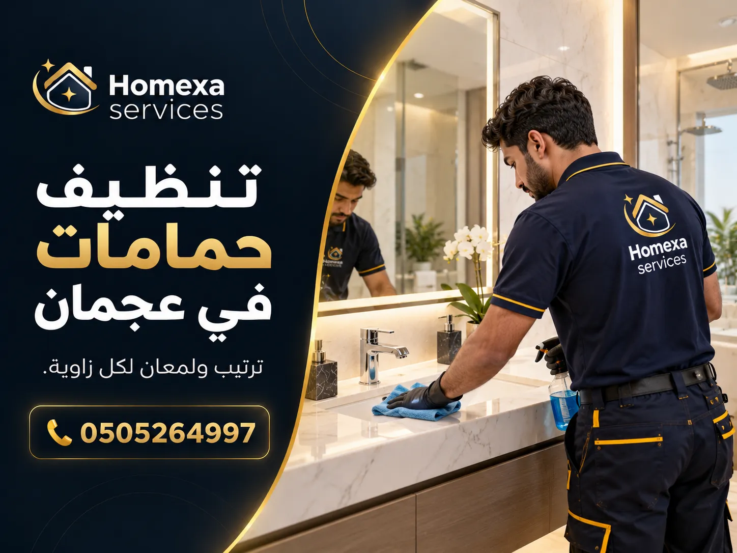 أفضل شركة تنظيف حمامات في عجمان للمنازل والفلل والشقق