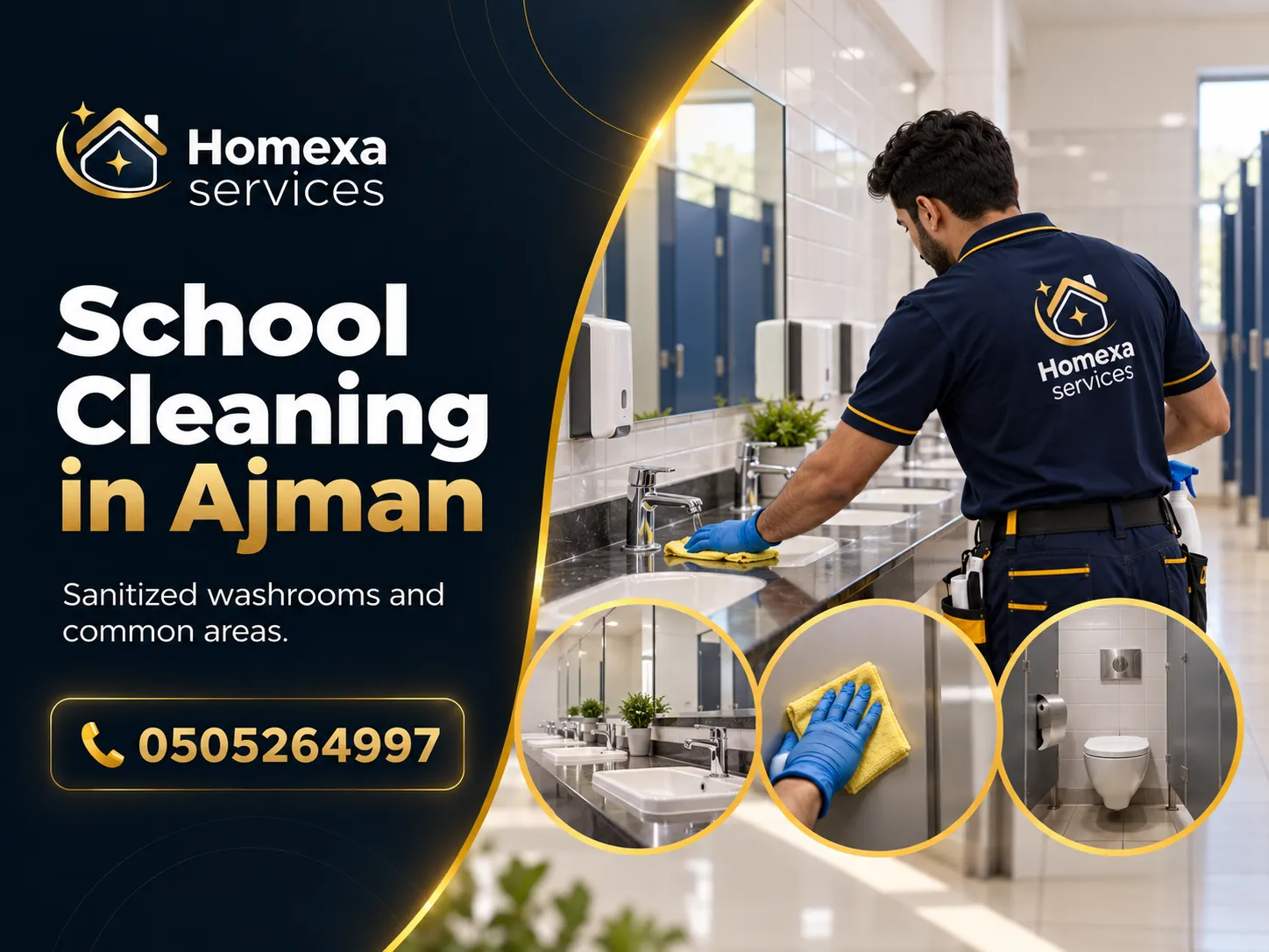 تنظيف مدارس في عجمان بواسطة Home Xa Services
