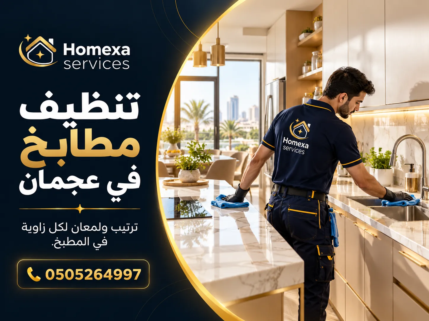 أفضل شركة تنظيف مطابخ في عجمان للمنازل والفلل والشقق