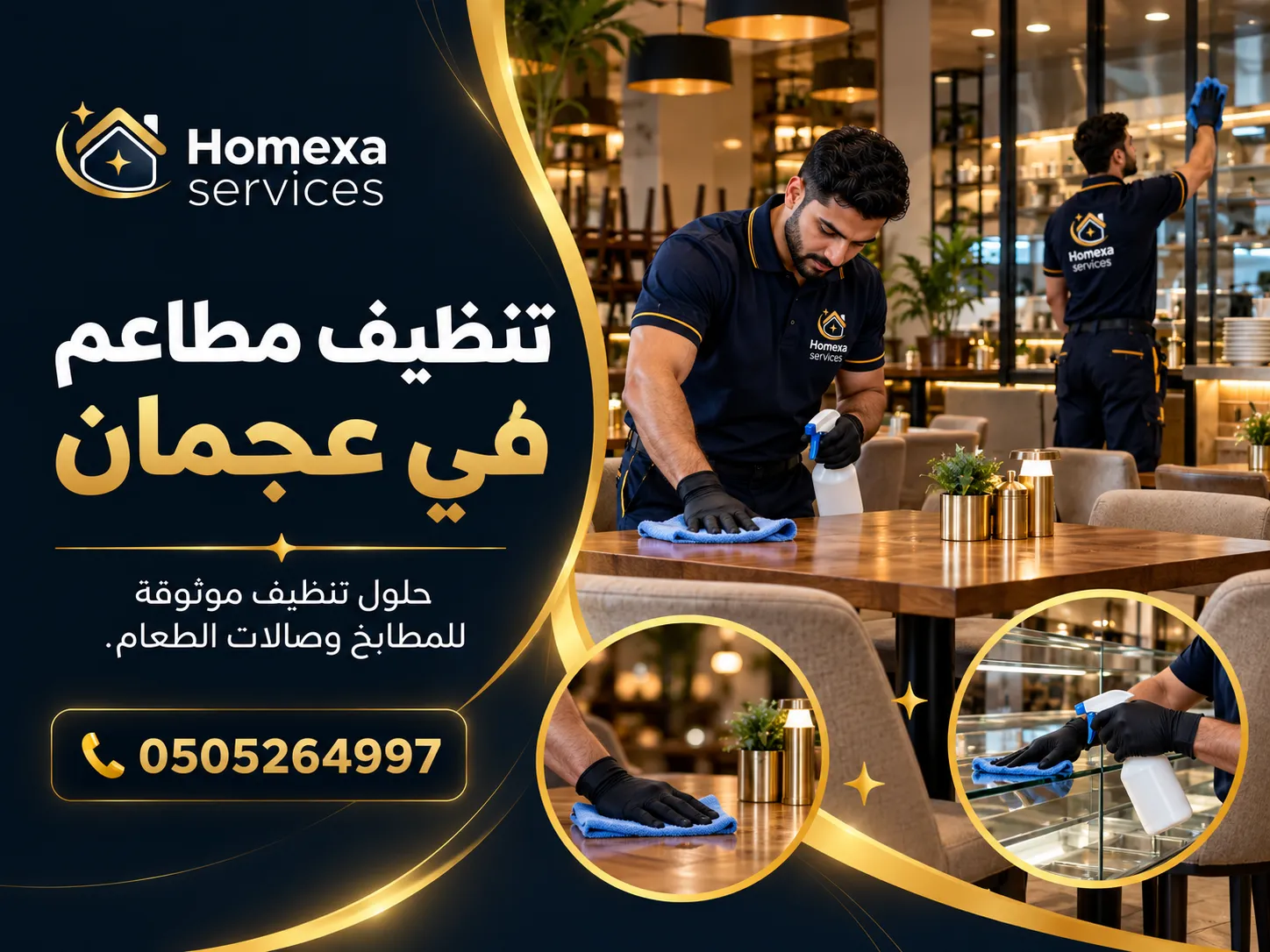 شركة تنظيف مطاعم في عجمان للمطاعم والمقاهي والمطابخ التجارية