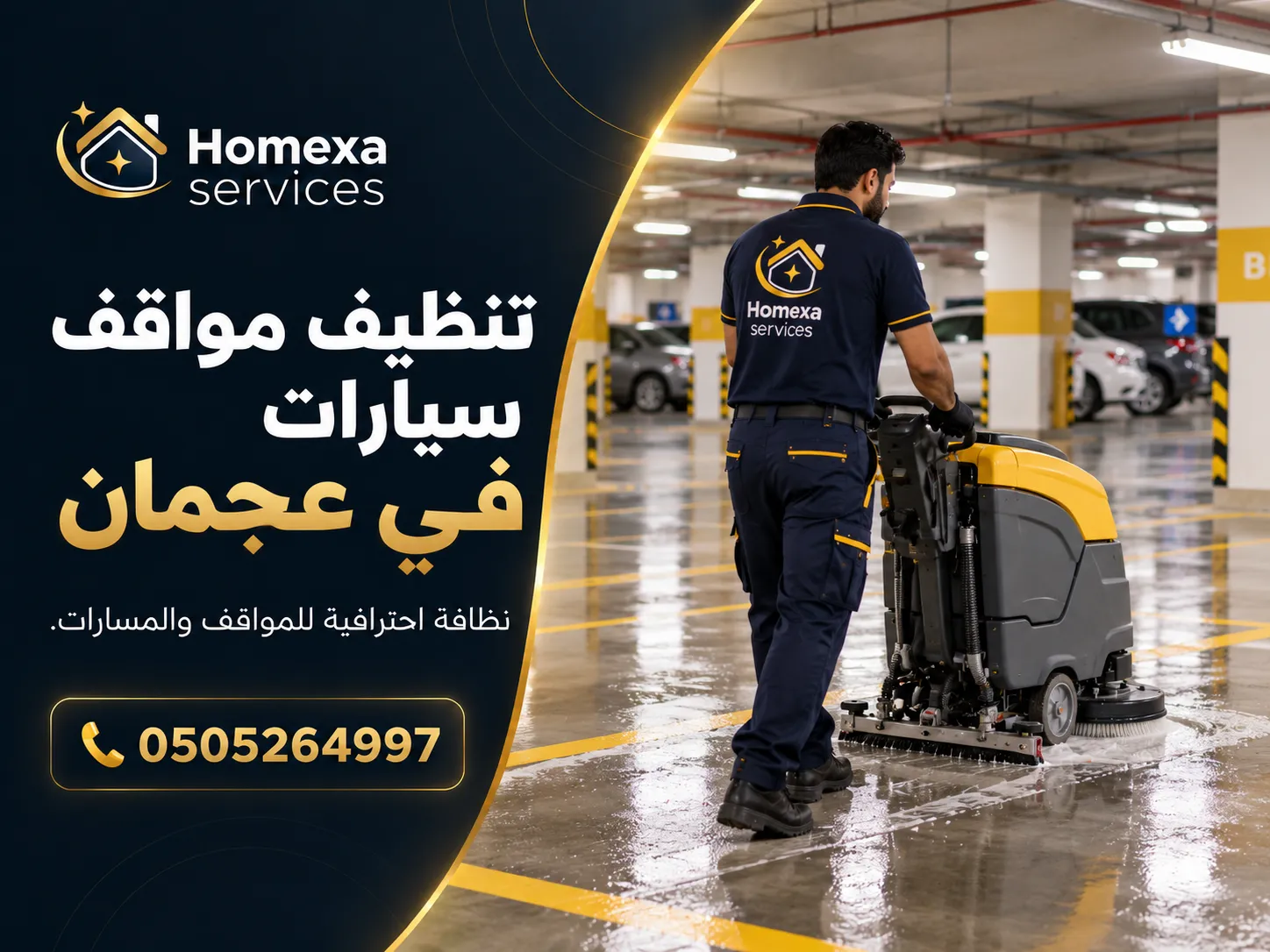 شركة تنظيف مواقف سيارات في عجمان Home Xa Services